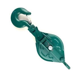 Montážní kladka s hákem a pojistkou